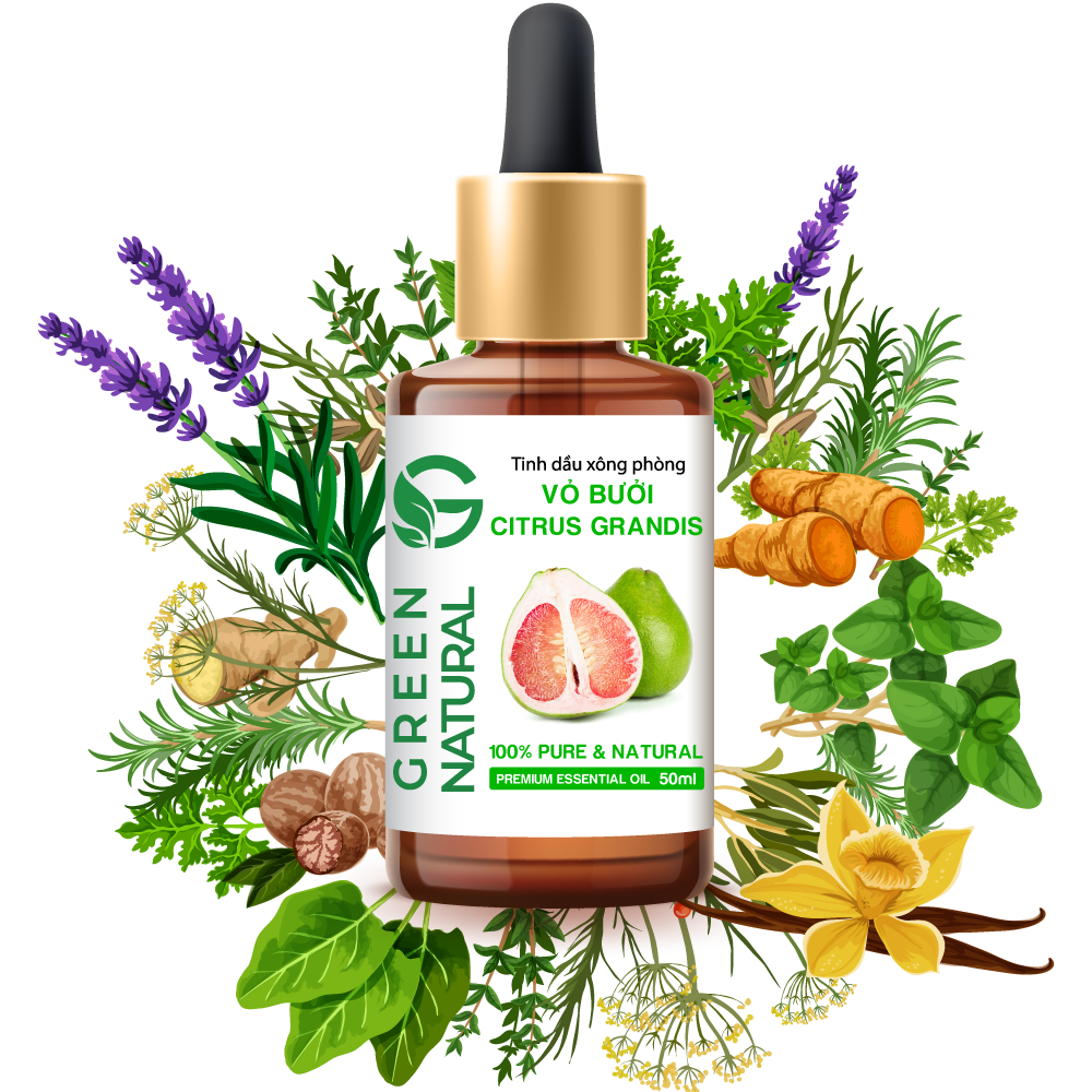 Green Herbal - Tinh dầu nguyên chất - Thảo mộc thiên nhiên